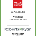 Wells Fargo Notes Due 2026 - April 2022
