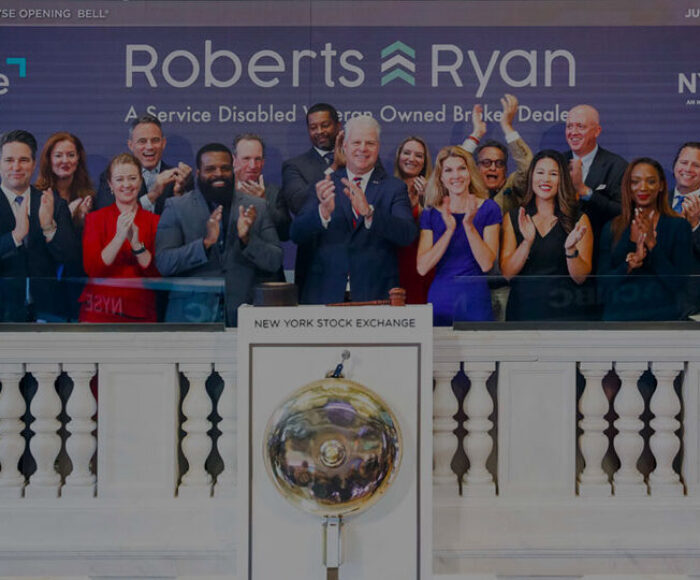 Roberts and Ryan rings the NYSE opening bell on July 5, 2022