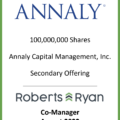 Annaly Capital Co-Manager - August 2022