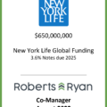 New York Life Notes Due 2025 - August 2022