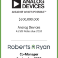 Analog Devices Notes Due 2032 - September 2022