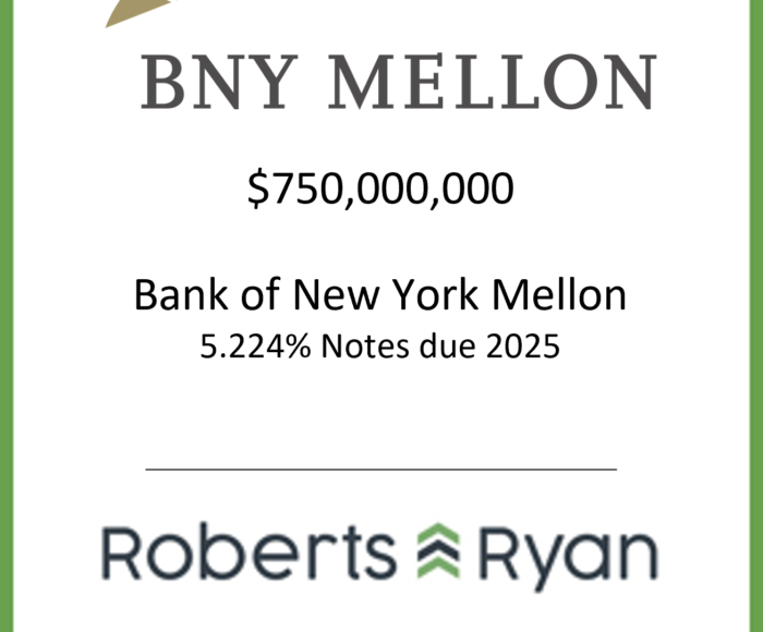 Tombstone - Bank of New York Mellon 2022.11.15