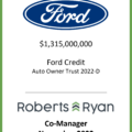 Ford Credit Auto Owner Trust - November 2022