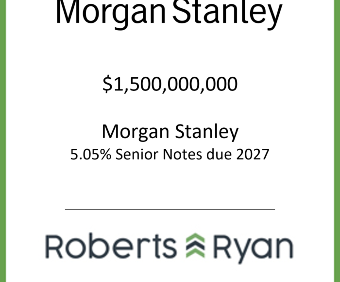 Tombstone - Morgan Stanley 2023.01.17