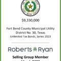 Fort Bend County TX MUD 30 Unlimited Tax Bonds - March 2023