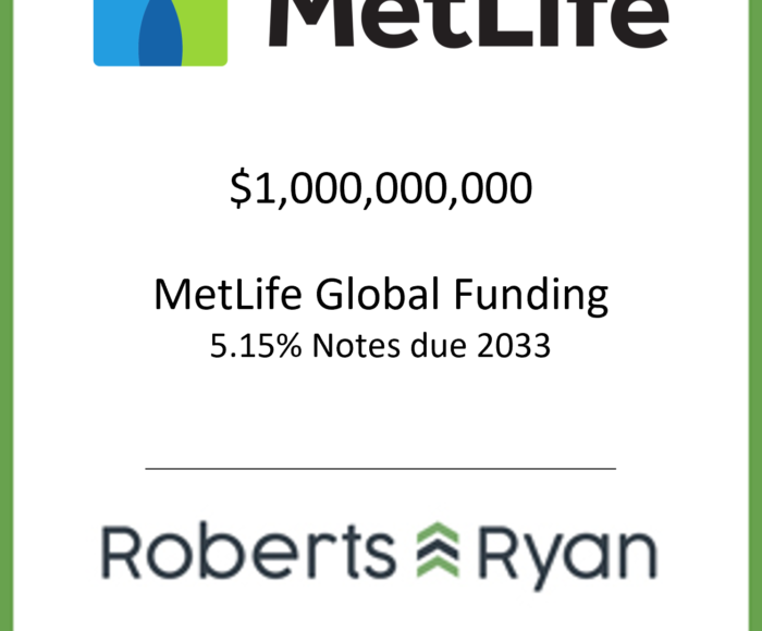 Tombstone - MetLife Global Funding 2023.03.21