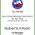 Harris Country TX Unlimited Tax Bonds - April 2023