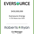 Eversource Energy Notes Due 2026 - May 2023