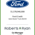 Ford Credit Auto Owner Trust 2023-B - June 2023