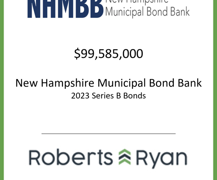Tombstone - New Hampshire Municipal Bond Bank 2023.07.12