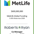 MetLife Global Notes Due 2028 - September 2023