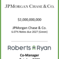 JPMorgan Chase Green Notes Due 2027 - October 2023