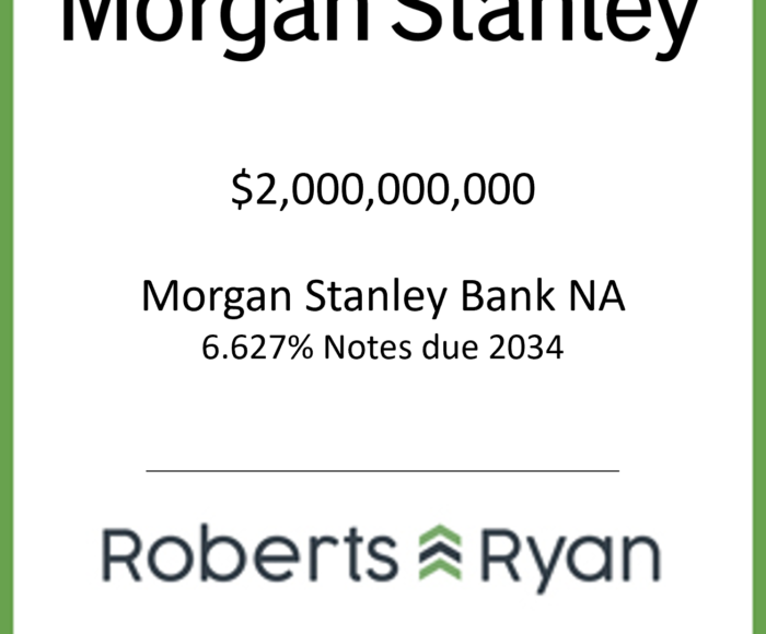 Tombstone - Morgan Stanley 2023.10.30