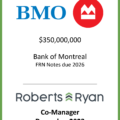 Bank of Montreal FRN Notes Due 2026 - December 2023