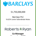 Barclays Junior Subordinate Notes - November 2023