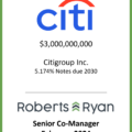 Citigroup Notes Due 2030 - February 2024
