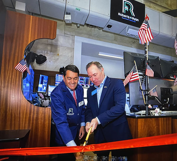 NYSE ribbon cutton with Mark Muller and Ed D’Alessandro
