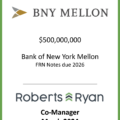 BNY Mellon FRN Notes Due 2026 - March 2024