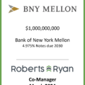 BNY Mellon Notes Due 2023 - March 2024
