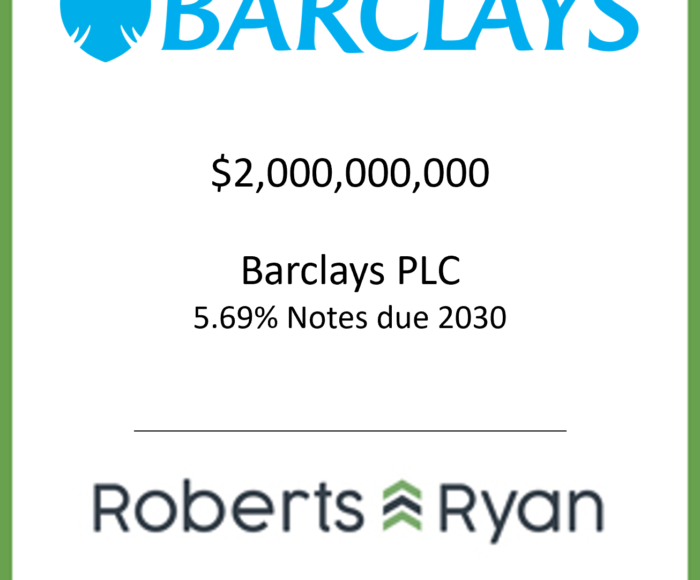 Tombstone - Barclays 2024.03.05