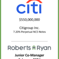 Citigroup Perpetual NC5 Notes -February 2024