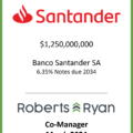 Banco Santander Notes Due 2034 - March 2024