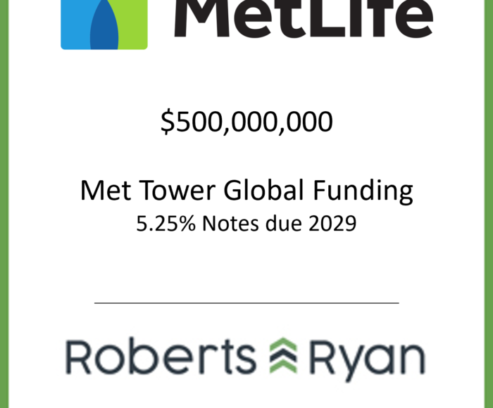 Tombstone - Met Tower Global Funding 2024.04.08