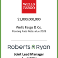 Wells Fargo FRN Notes Due 2028 - April 2024