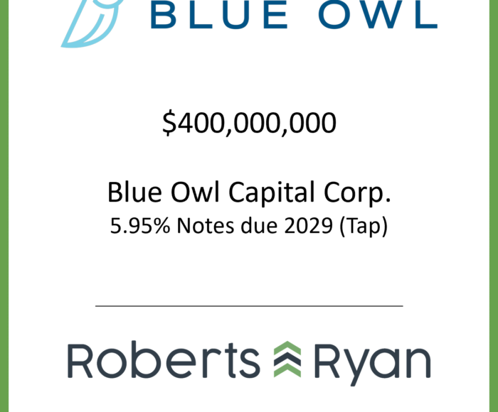 Tombstone - Blue Owl Capital Corp 2024.11.12