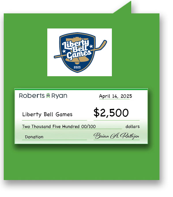 Roberts and Ryan donated $2,500 to the Liberty Bell Games