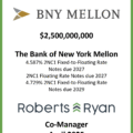 BNY Mellon 2NC1 FRN Due 2027-2029 - April 2025
