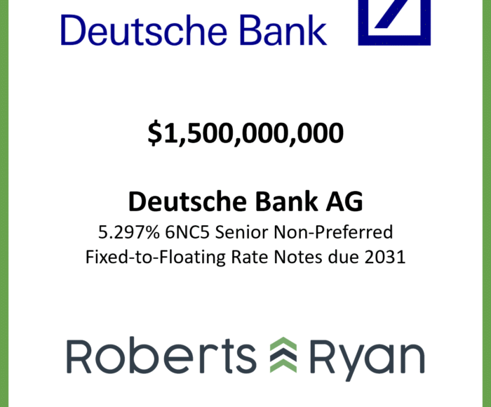 Tombstone - Deutsche Bank 20250506