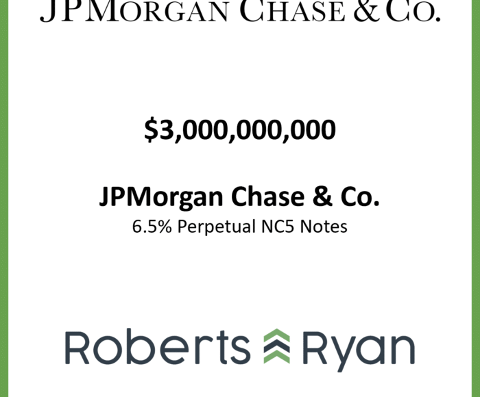 Tombstone - JPMorgan Chase & Co 20250128