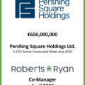 Pershing Square Senior Unsecured Notes Due 2030 - April 2025