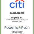 Citigroup Fixed-to-Floating Rates Notes Due 2036 - September 2025