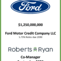 Ford Motor Credit Notes Due 2030 - September 2025