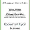 JPMorgan Chase Notes Due 2032-2036 - October 2025