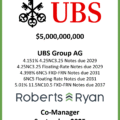 UBS Notes Due 2029-2031-2037 - September 2025