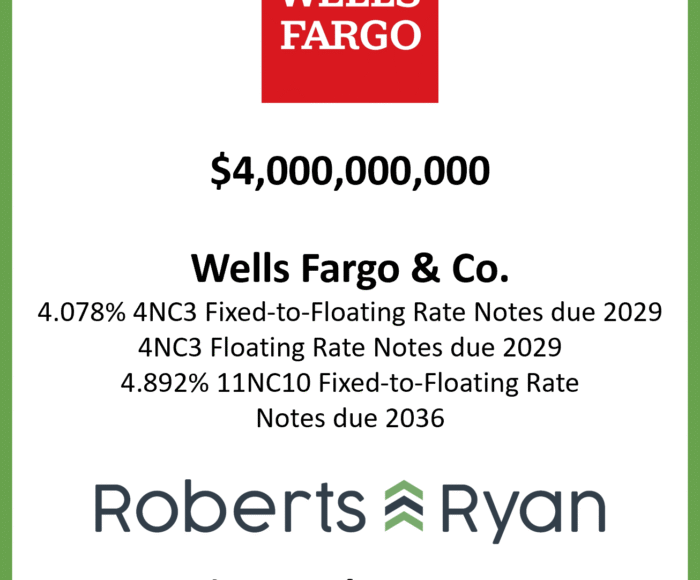 Tombstone - Wells Fargo 20250908