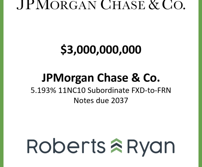 Tombstone - JPMorgan Chase & Co 20260129