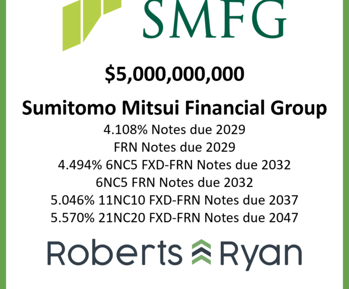 Tombstone - Sumitomo Mitsui SMFG 20260105