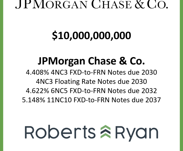Tombstone - JPMorgan Chase & Co 20260415