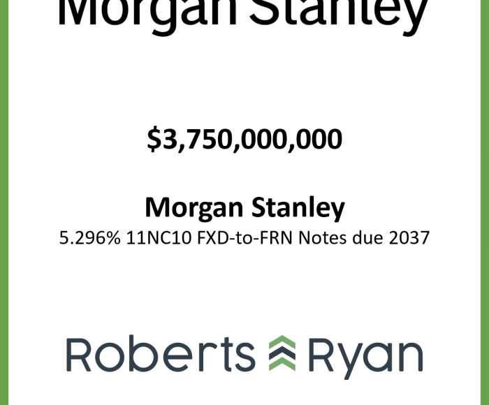 Tombstone - Morgan Stanley 20260415