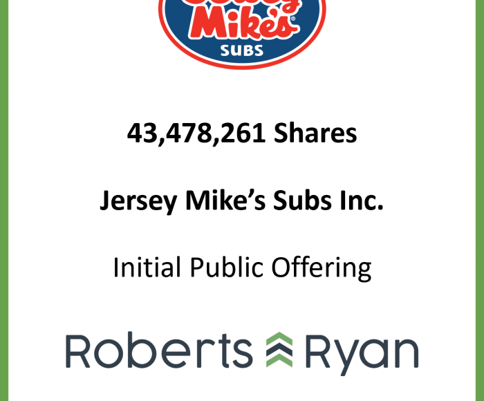 Tombstone - Jersey Mike's 20260729