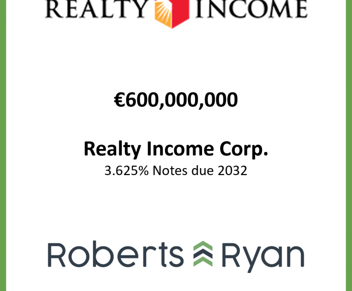 Tombstone - Realty Income 20260629