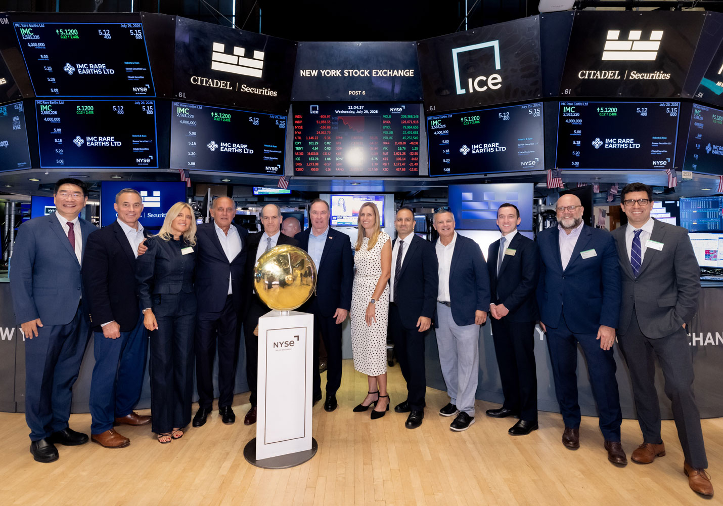 Roberts & Ryan and ICM Rare Earths at NYSE