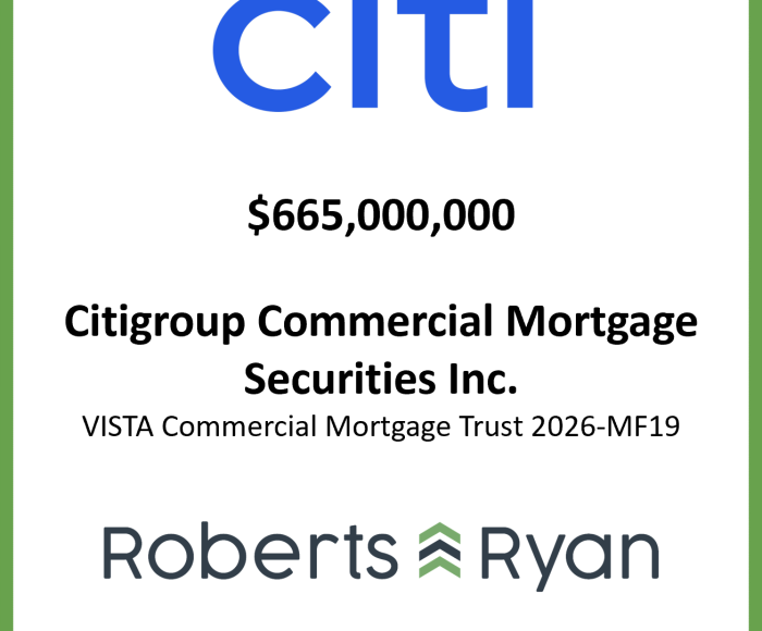 Tombstone - Citi Commercial Mortgage Securities Inc 20260830