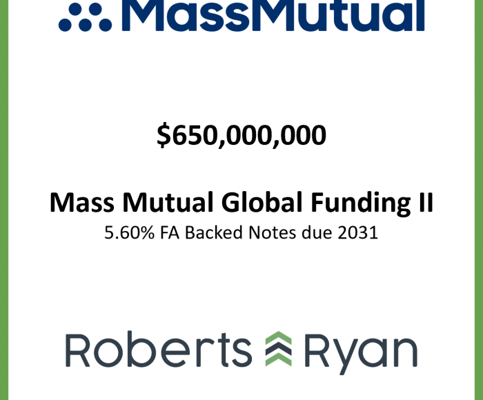 Tombstone - Mass Mutual Global Funding II 20260923